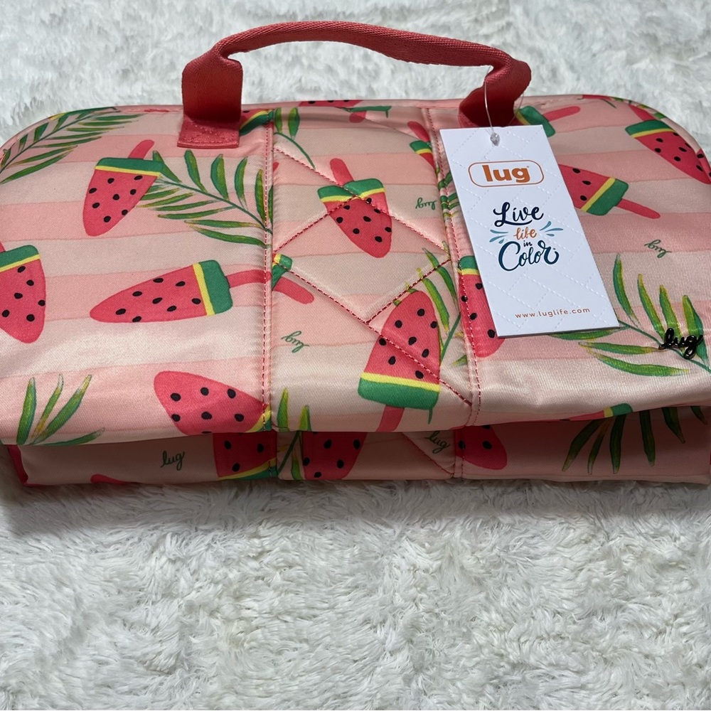 NWT Lug Watermelon Popsicle Travel Makeup Bag